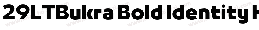 29LTBukra Bold Identity H字体转换